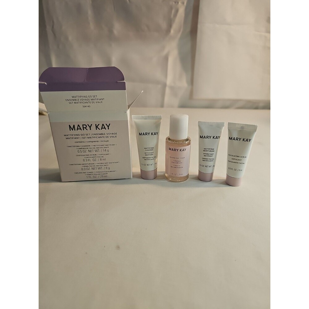 NIB Mary Kay Mattifying Go Set Travel Size Combination to Oily Skin